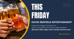 Friday Entertainment David Redfield new