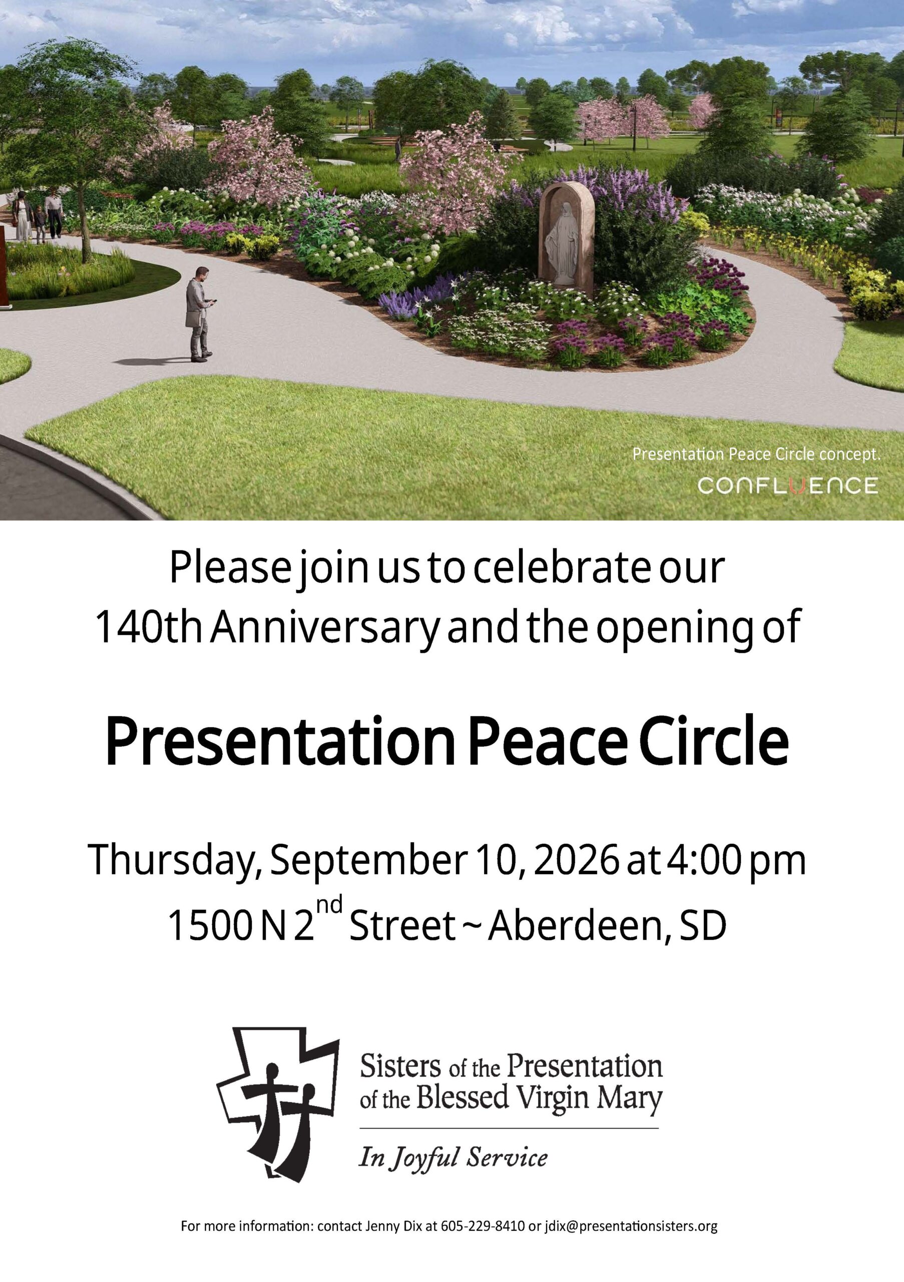Presentation Peace Circle information for Aberdeen CVB