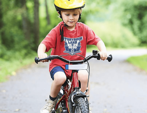 kid on a bike