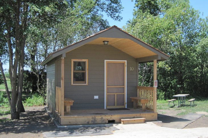 Camping Cabins – Wylie Park, Aberdeen, SD